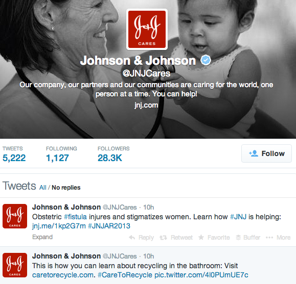 Johnson & Johnson Background Image