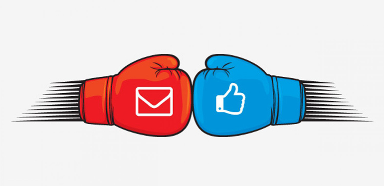 email marketing vs social media