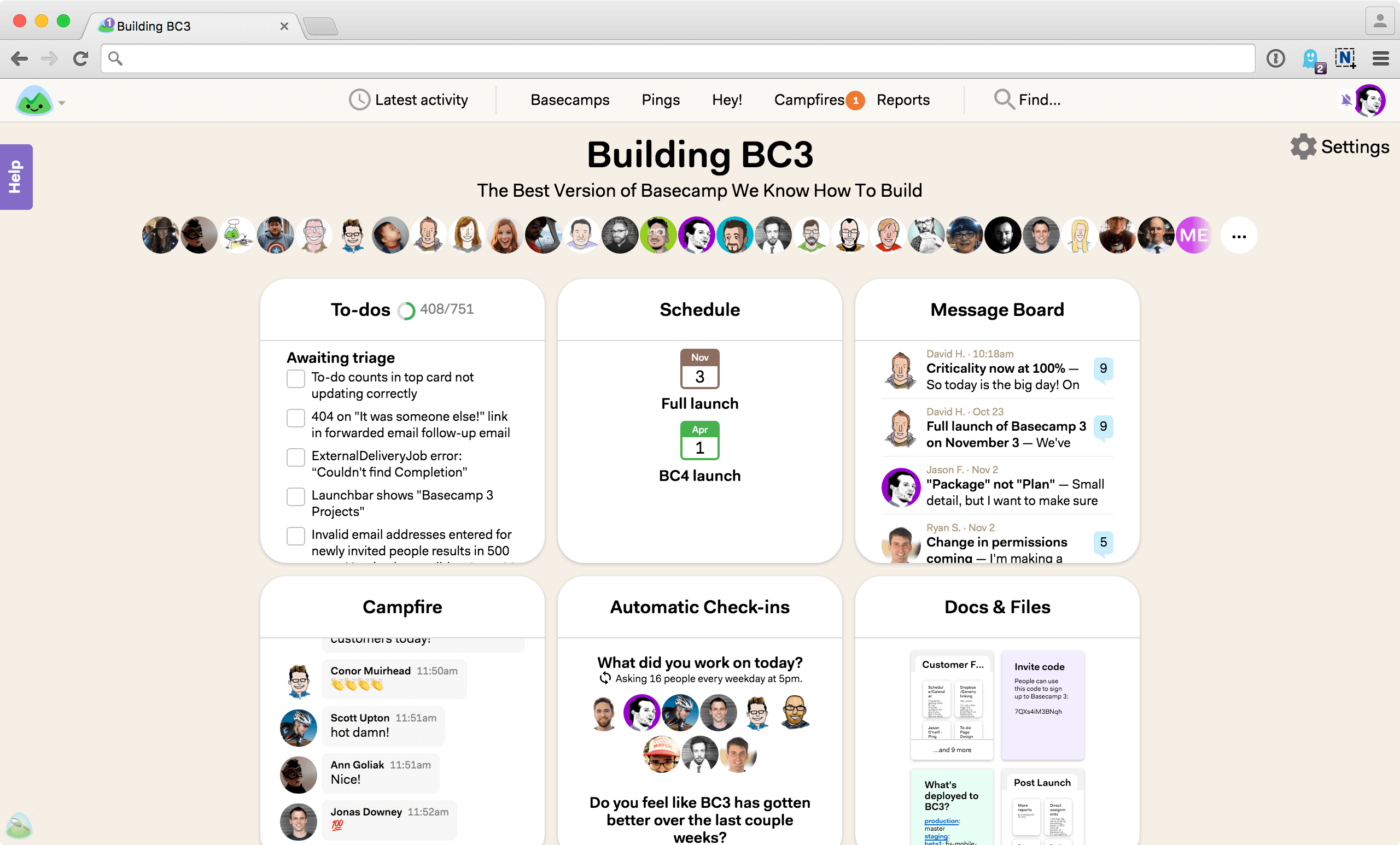 Basecamp App