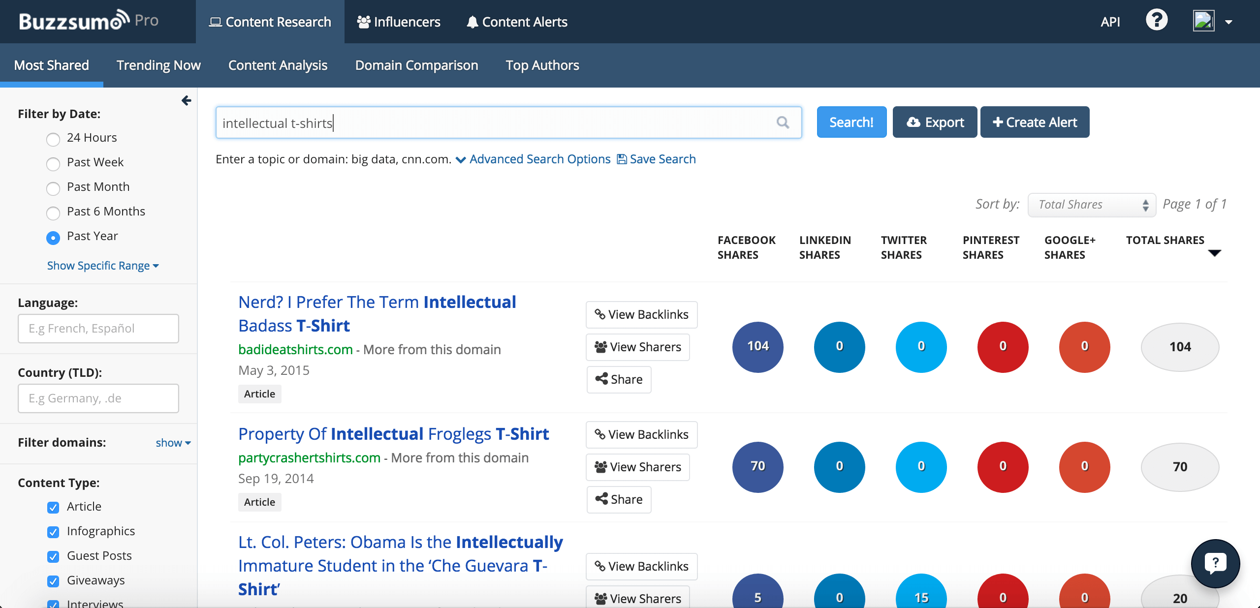 Buzzsumo App