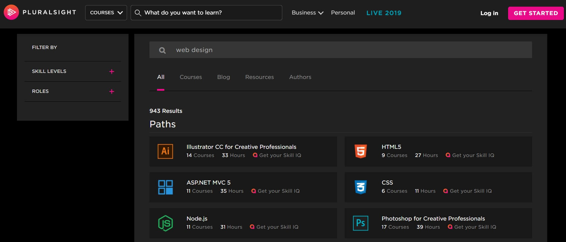 Pluralsight Site