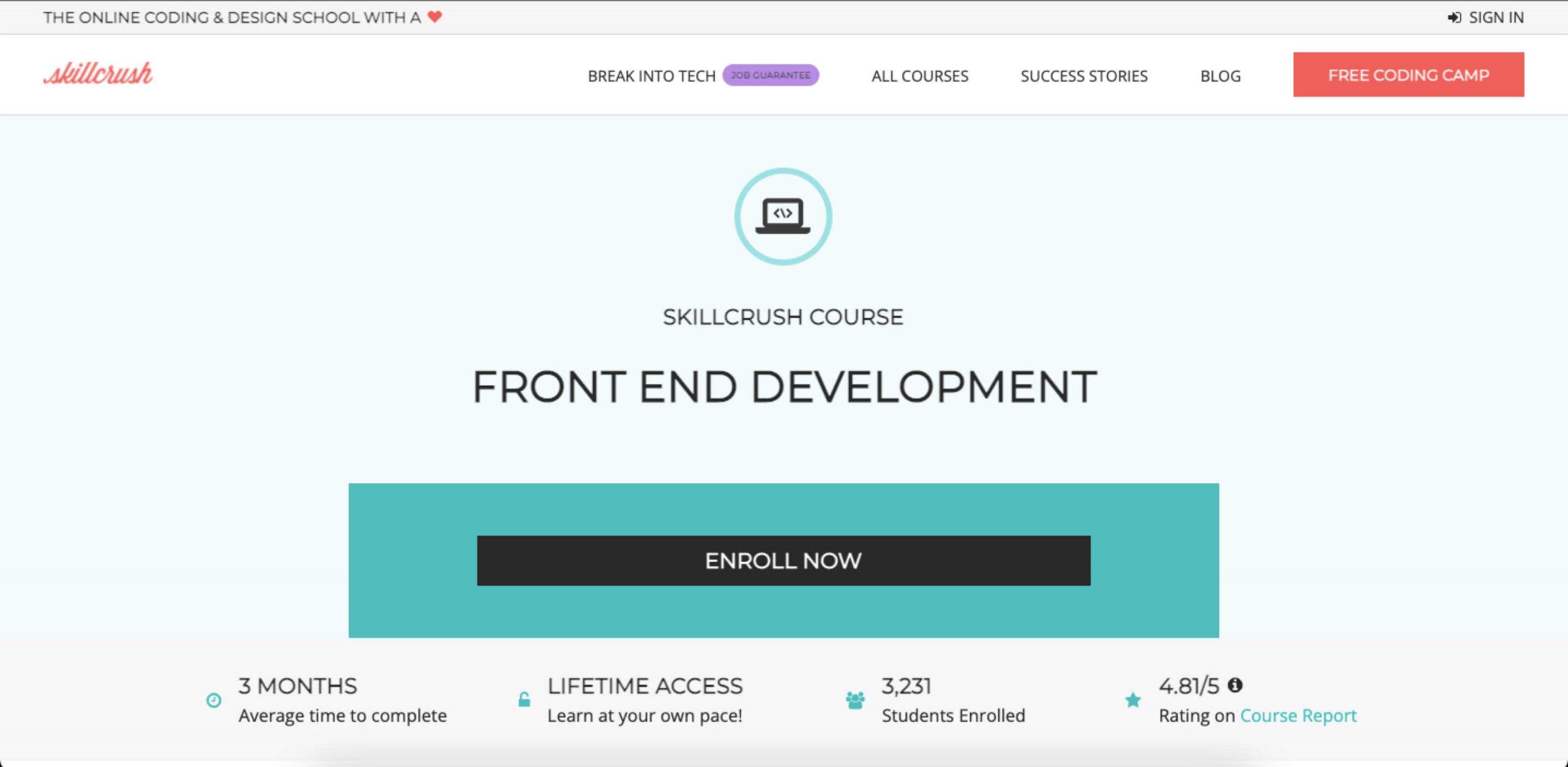 Skillcrush site