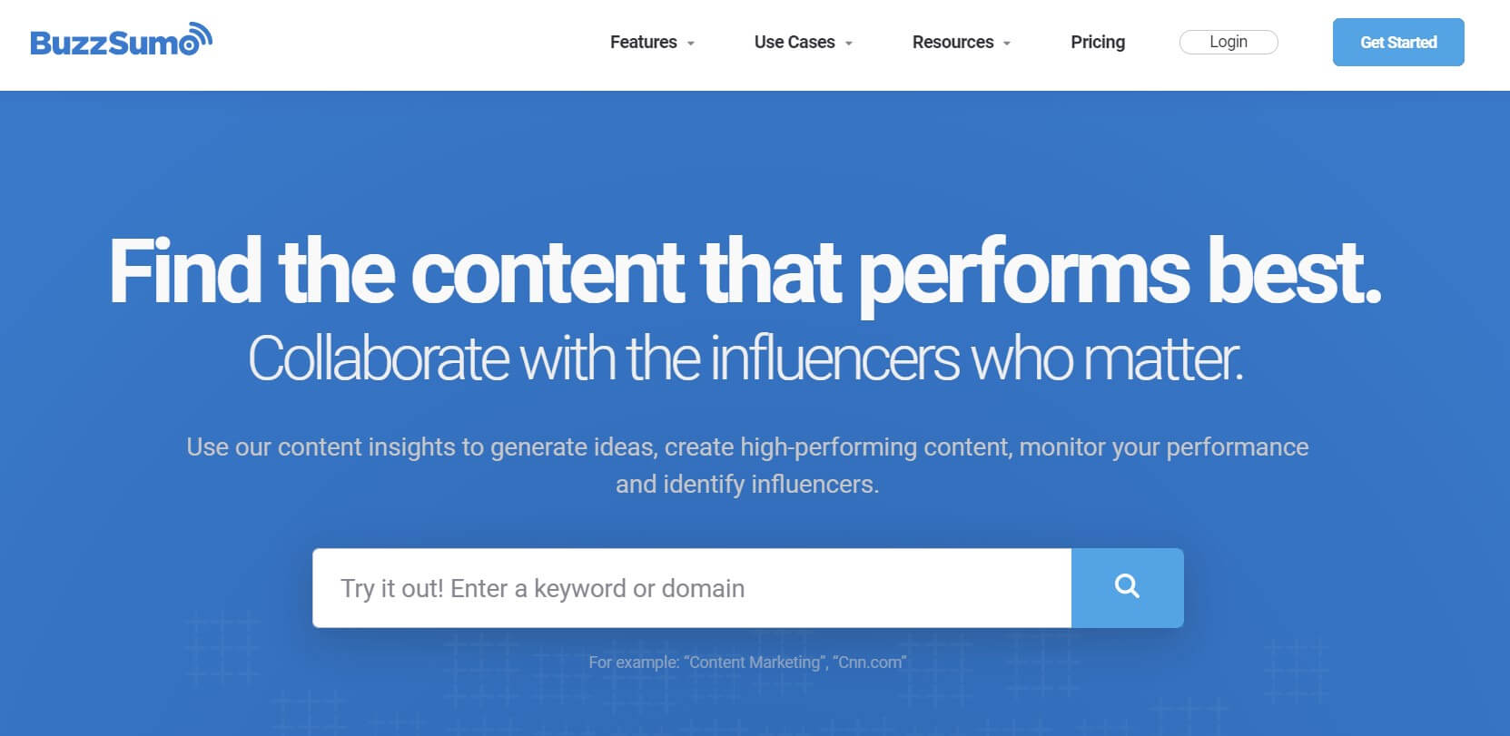 Buzzsumo SEO Tool