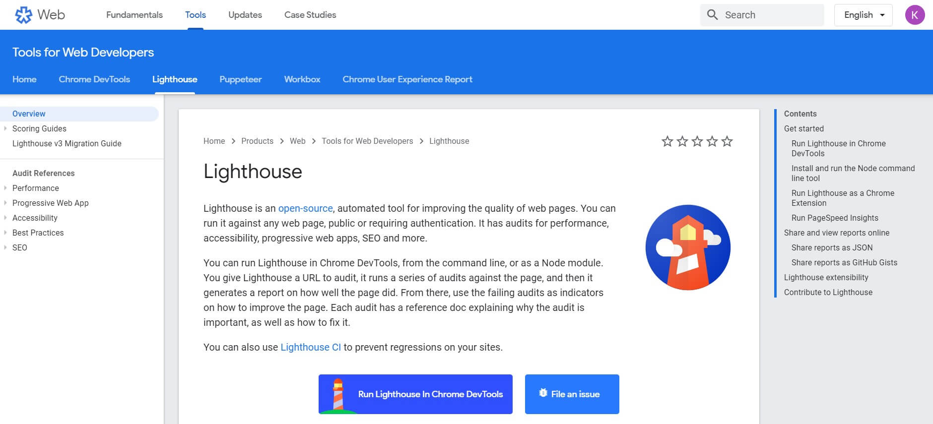 Lighthouse SEO Tool