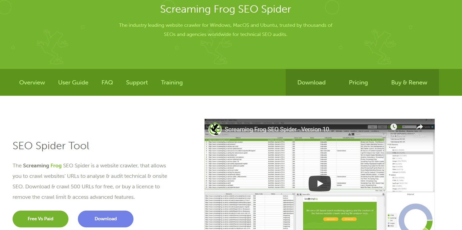 Screaming Frog SEO Tool