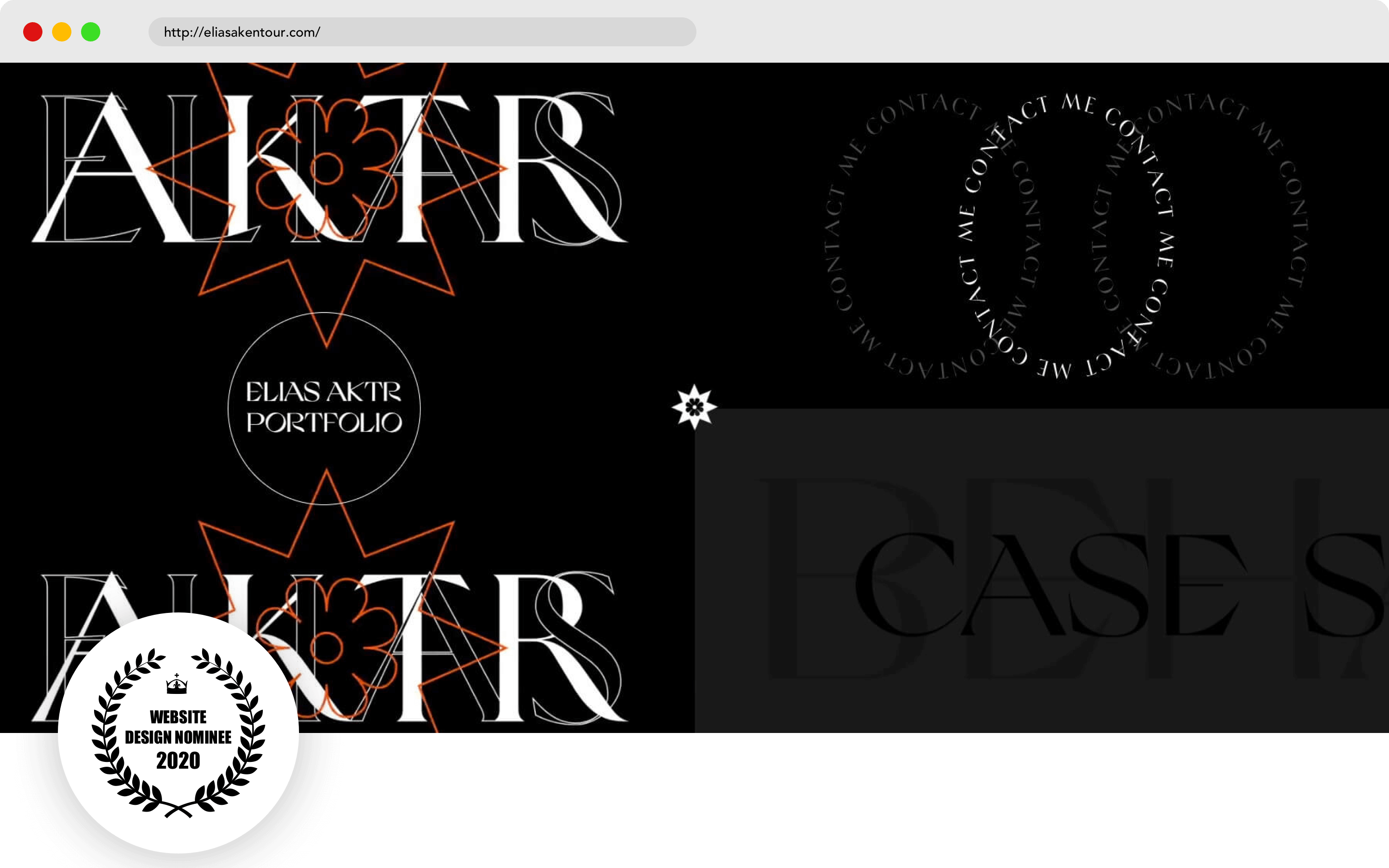 Best Website Elias Akentour Portfolio Website Design