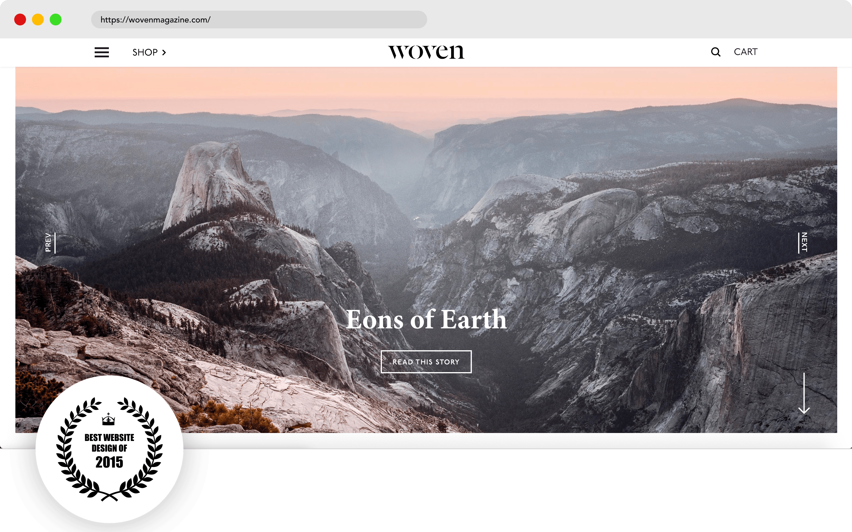 Best Website Woven magazine
