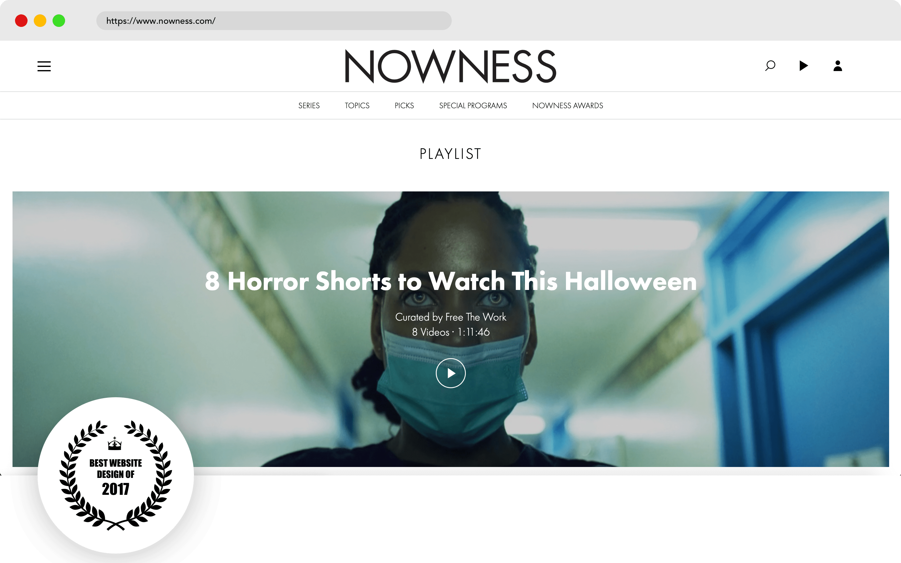 Best Website Nowness