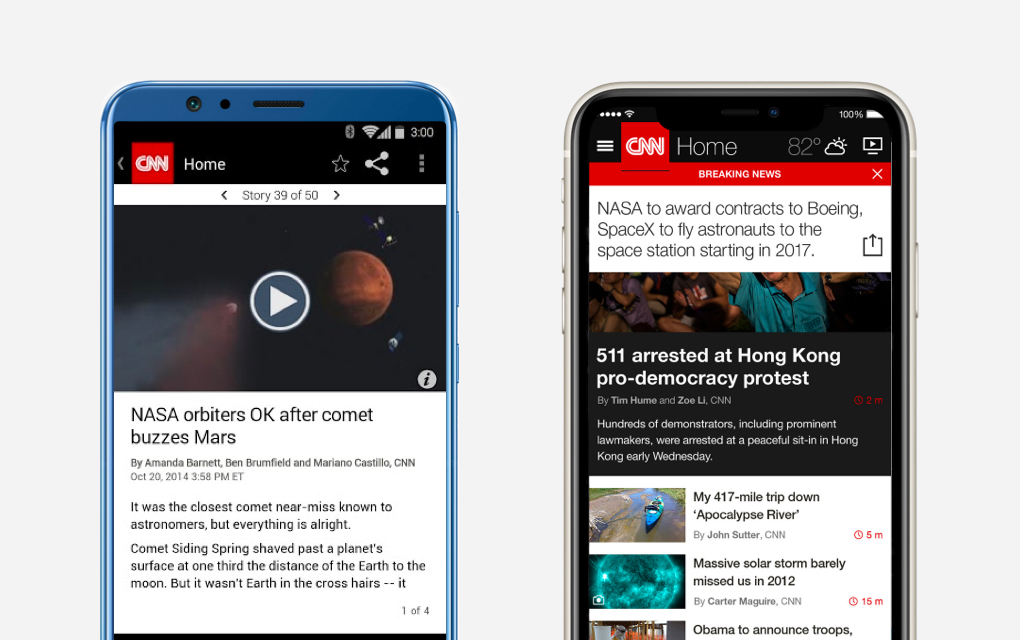 CNN Mobile Application