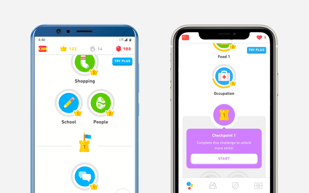 Duolingo Mobile Application