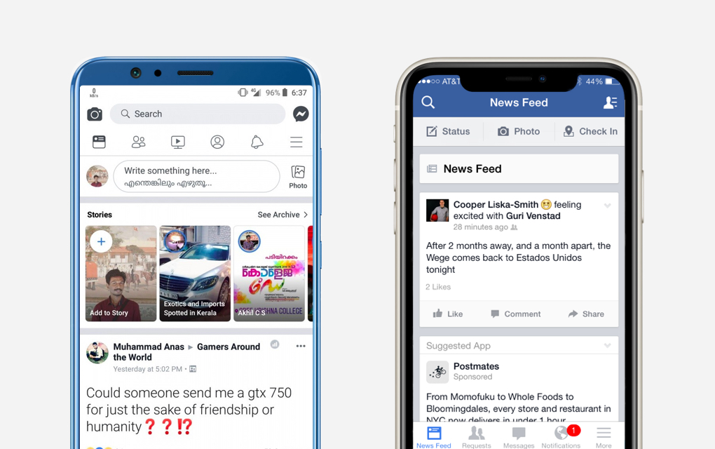 Facebook Mobile Application