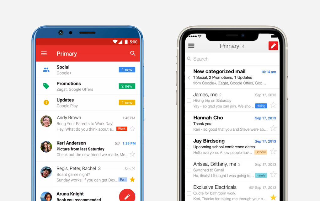 Gmail Mobile Application