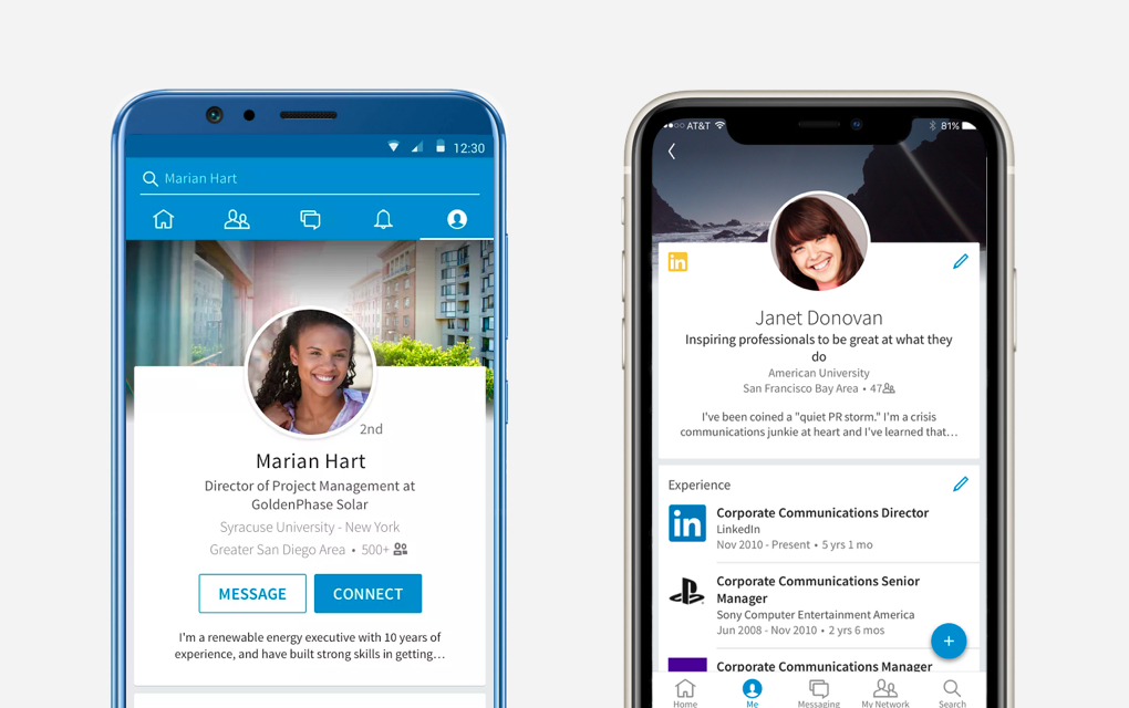 LinkedIn Mobile Application