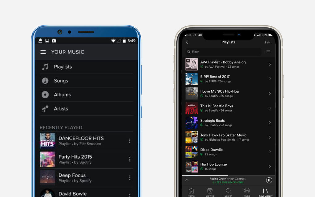 Spotify Mobile Application