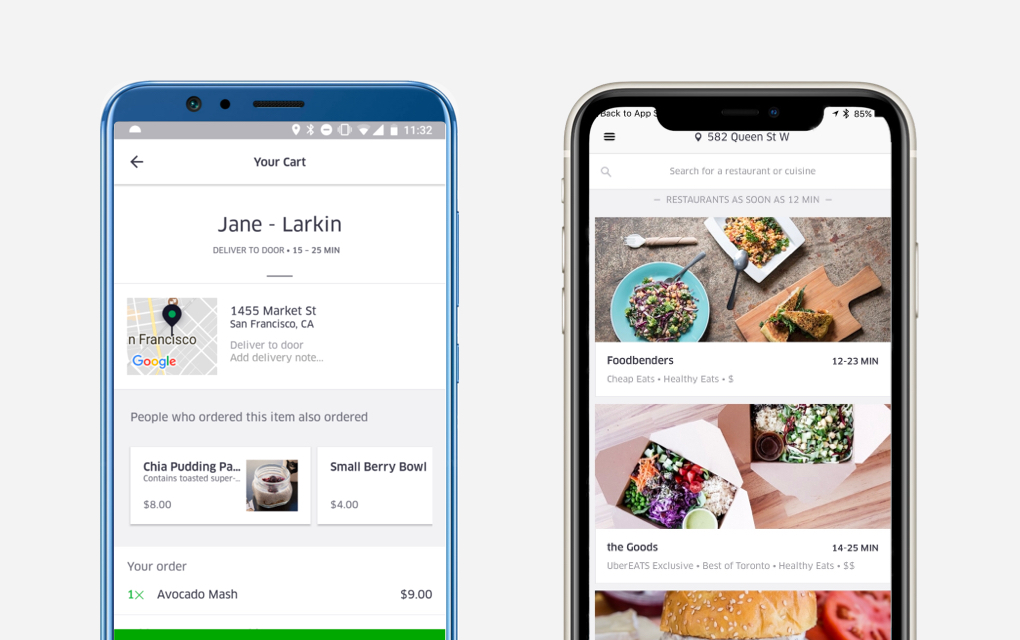 Uber Eats Mobile Application