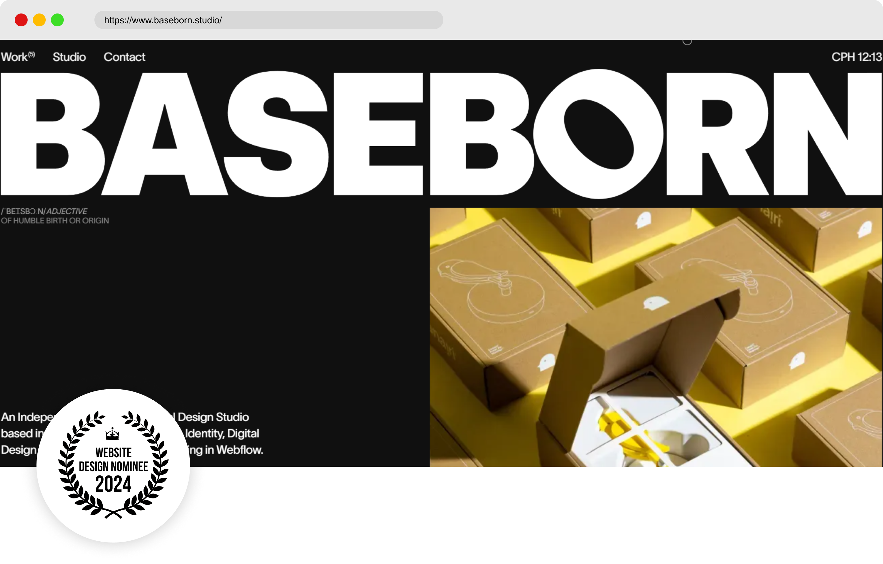 Best Website Baseborn Studio