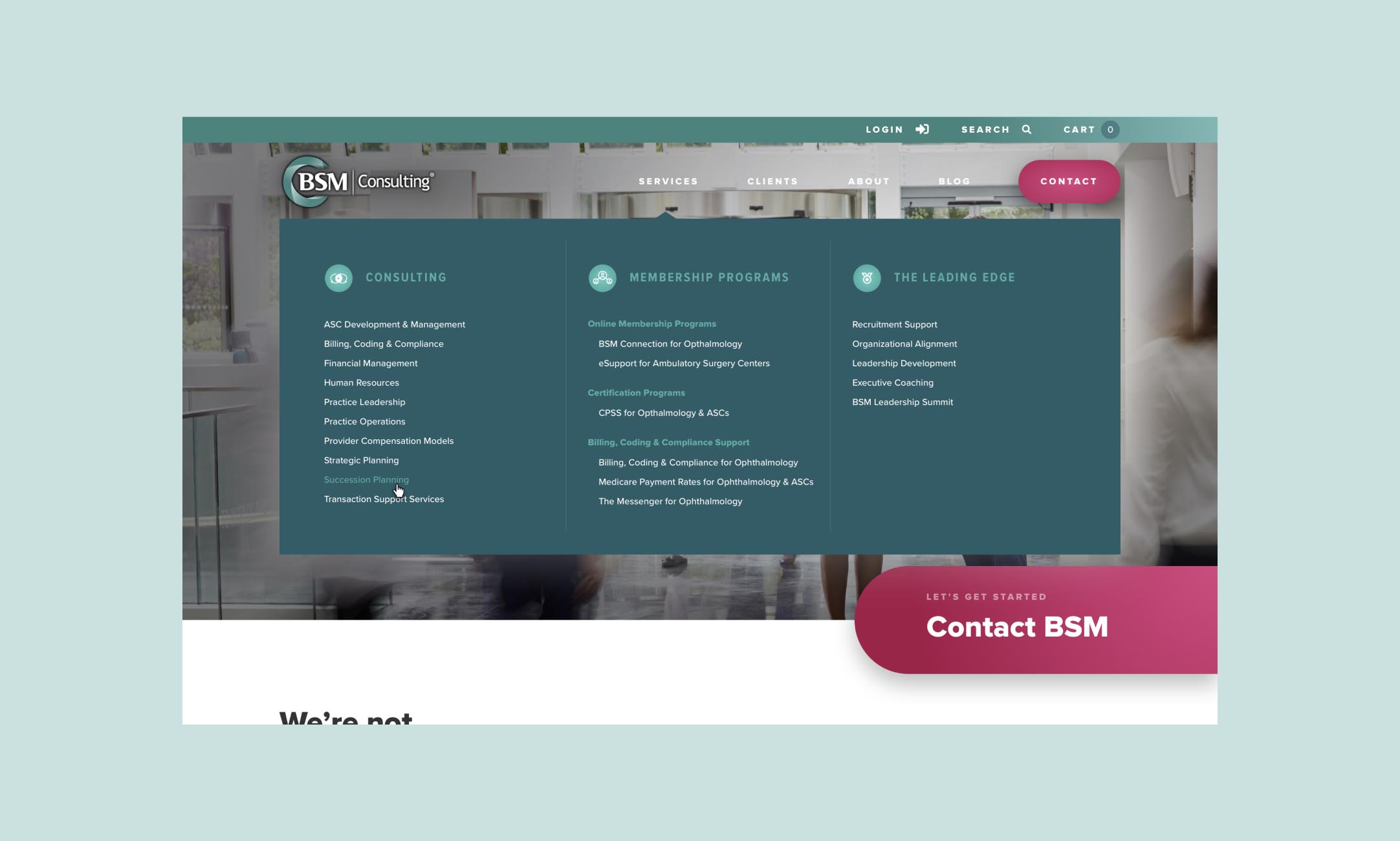 A Medical Consulting Group’s Website Goes Under the Knife Build Image-1