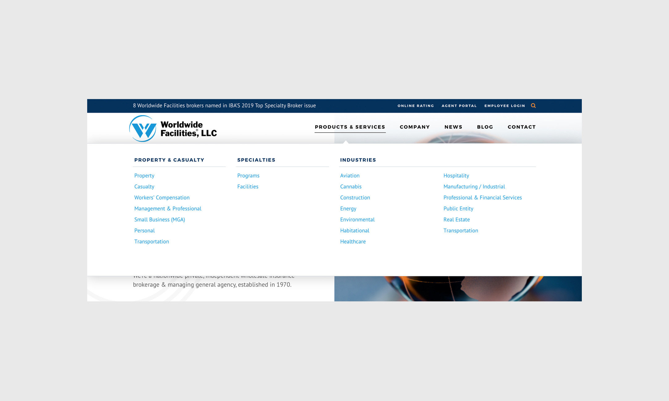A New Website for a Wholesale Insurance Broker that Proved to be Well Worth the Risk Build Image-0