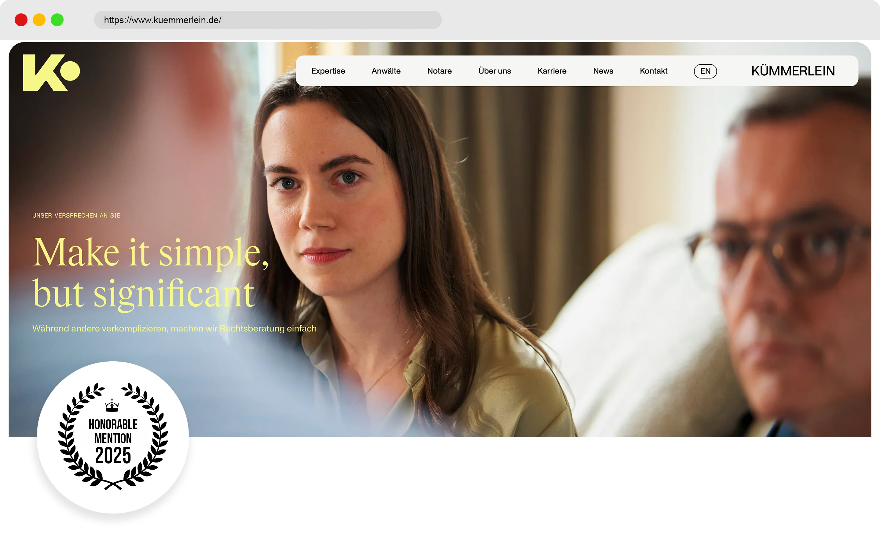 Kuemmerlein Website Design