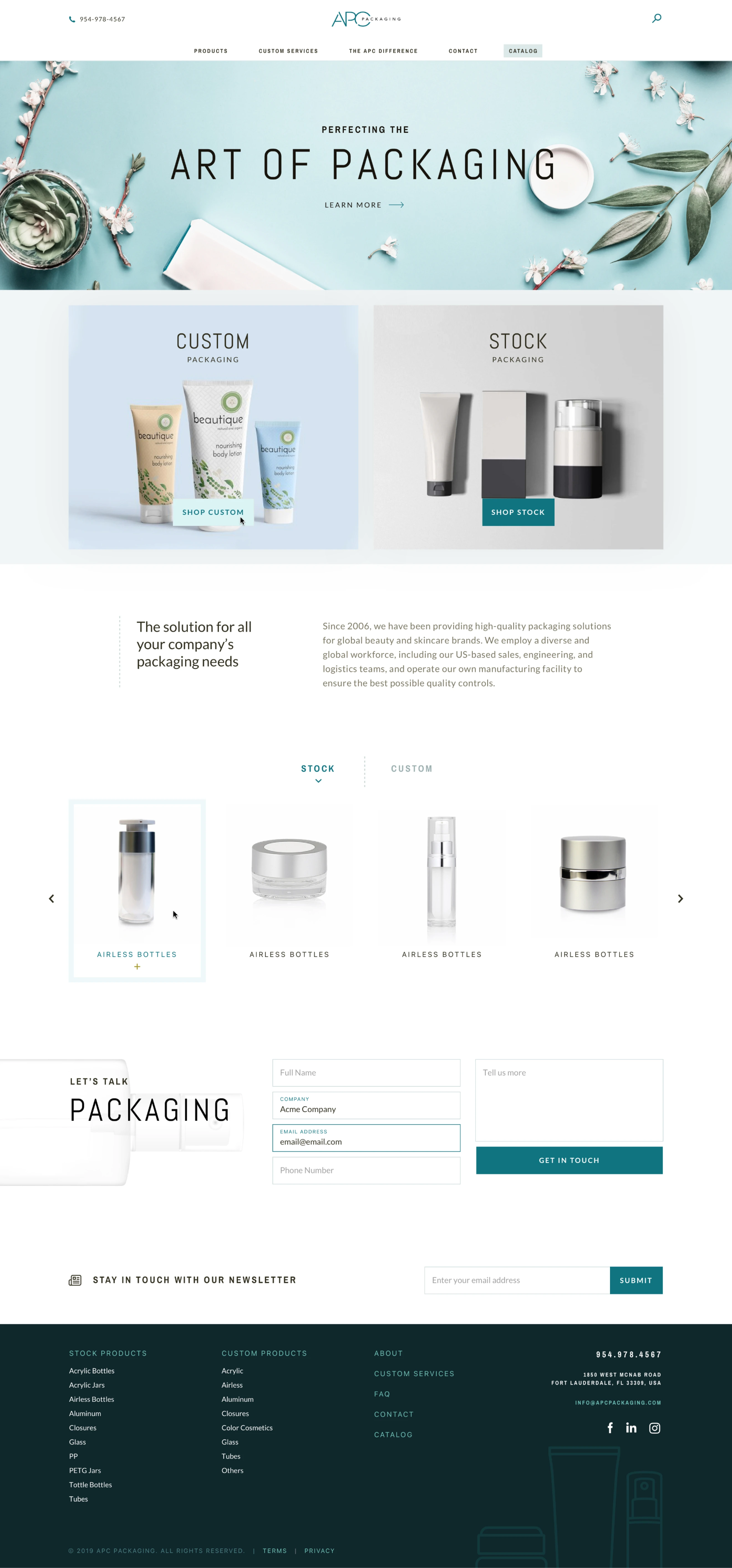 APC Packaging Website Design Case Study