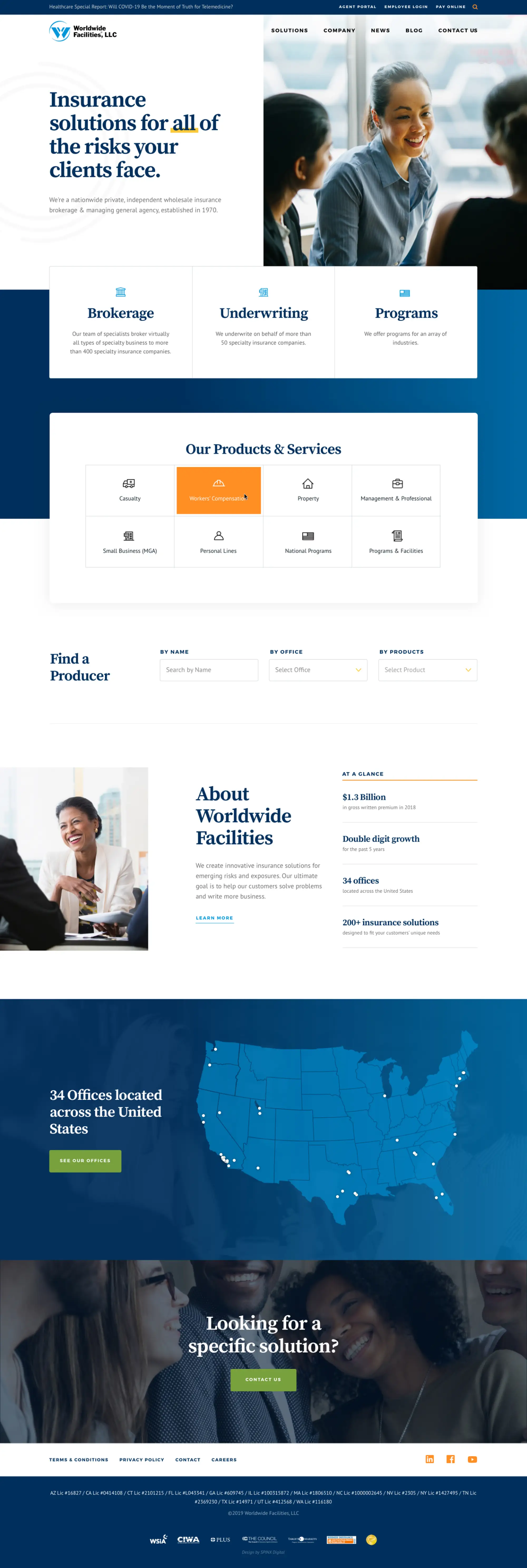 Worldwide Facilities Website Design and Development Case Study