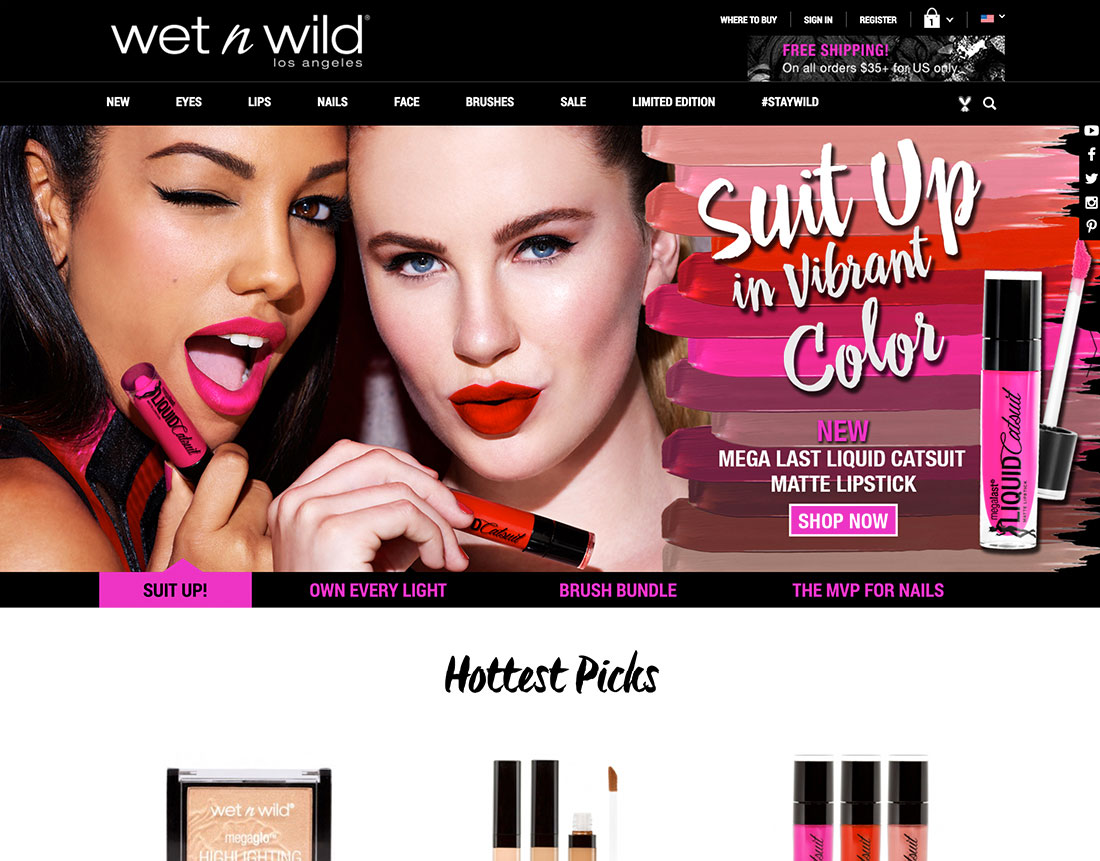 Wet n Wild Website Design Case Study