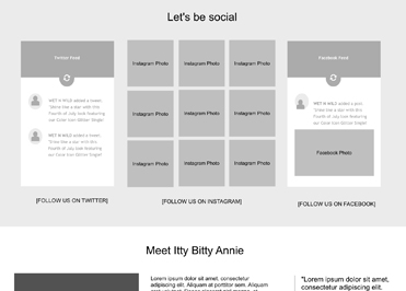 wet n wild Redesign & Ecommerce Implementation UX Strategy Image 2
