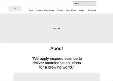 Amyris Inc. UX Strategy & Website Redesign UX Strategy Image 3