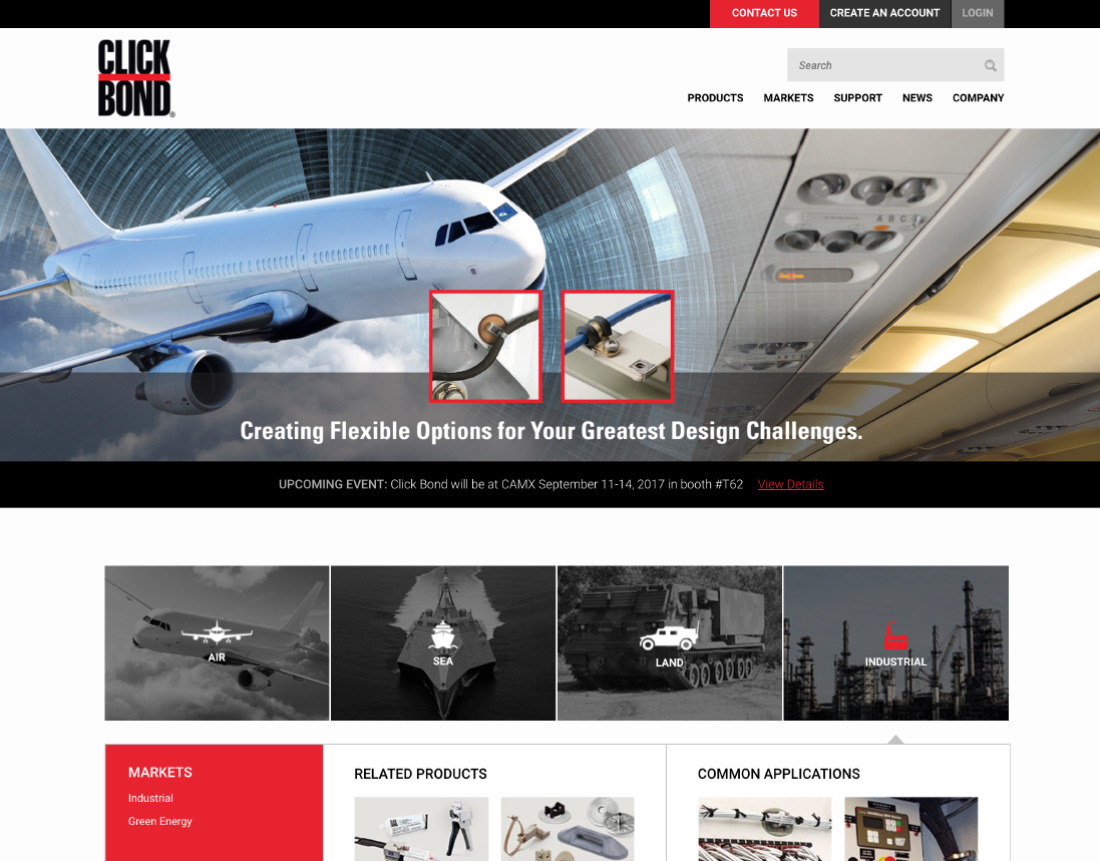 Click Bond Website Design Case Study