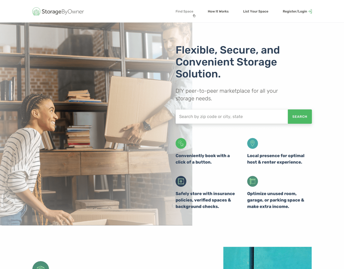 Storage By Owner Web Design & Development Case Study