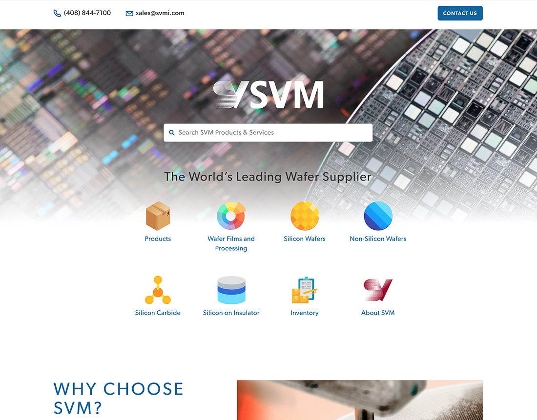 Silicon Valley Microelectronics Website Design & Development Case Study