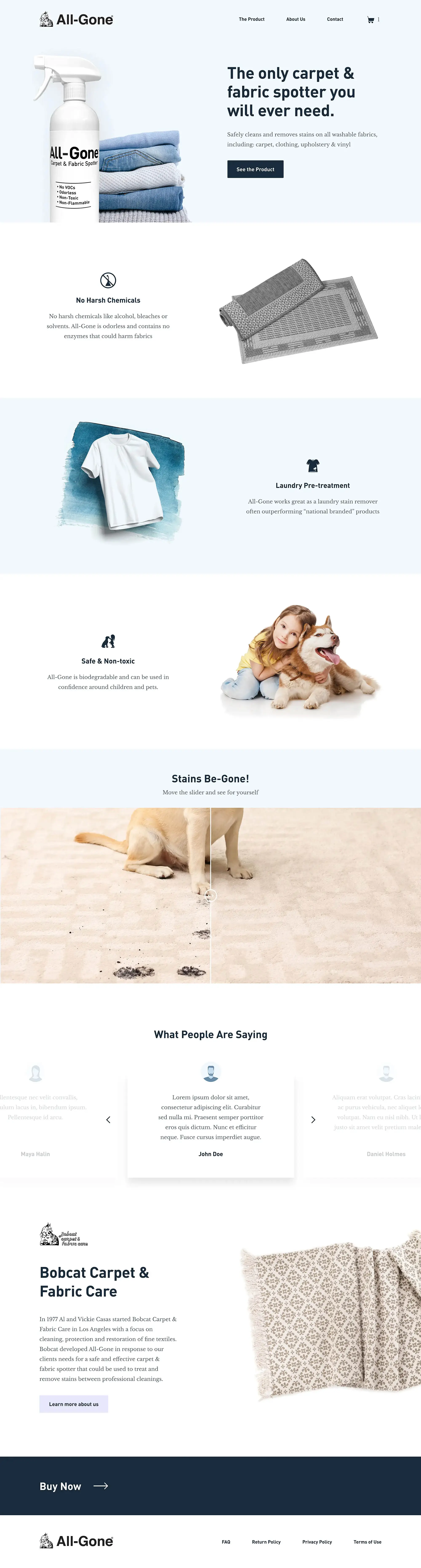 All Gone Ecommerce Website Design & Development Case Study