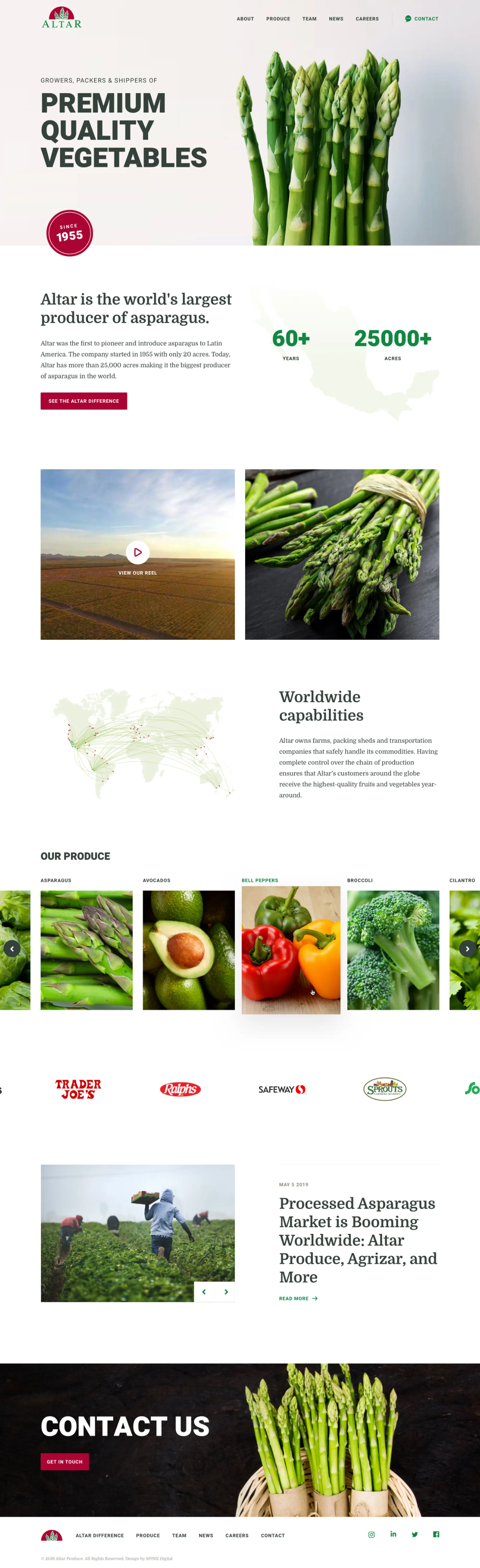 Altar Produce Website Design & Development Case Study