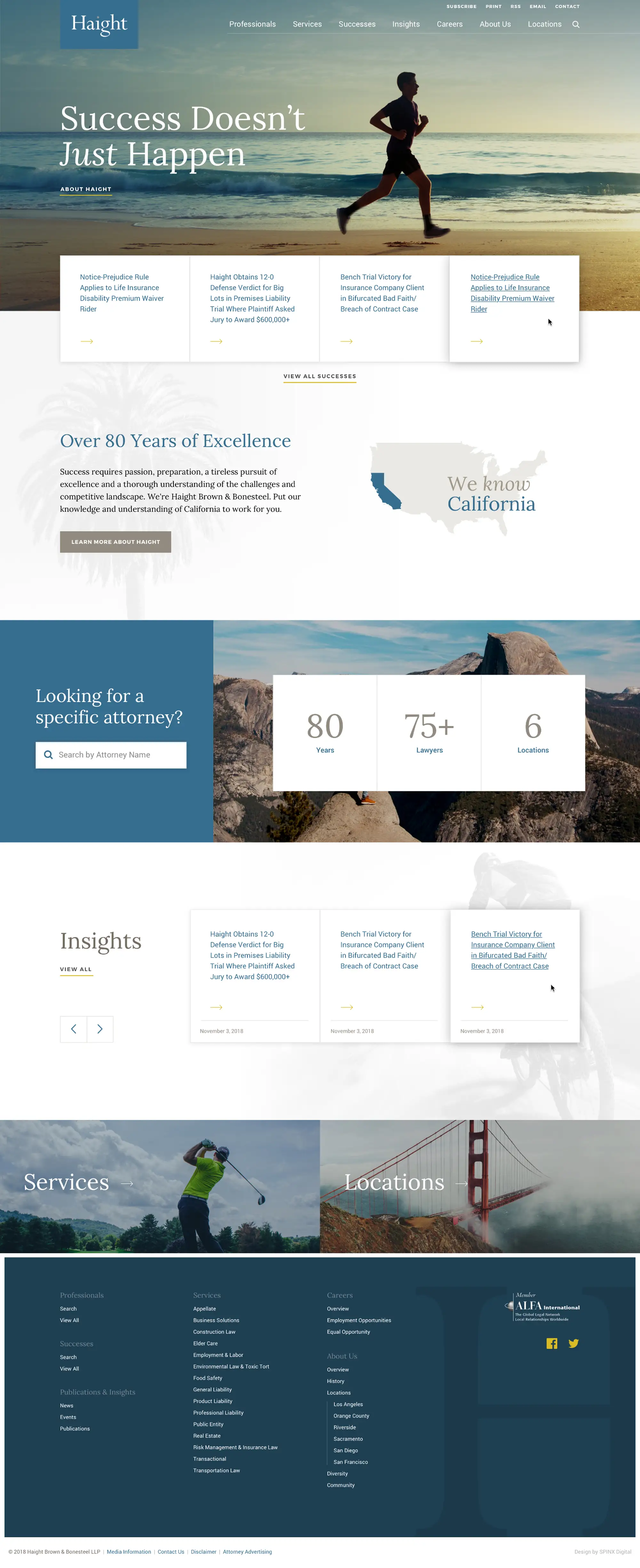 Haight Brown & Bonesteel LLP Website Design Case Study