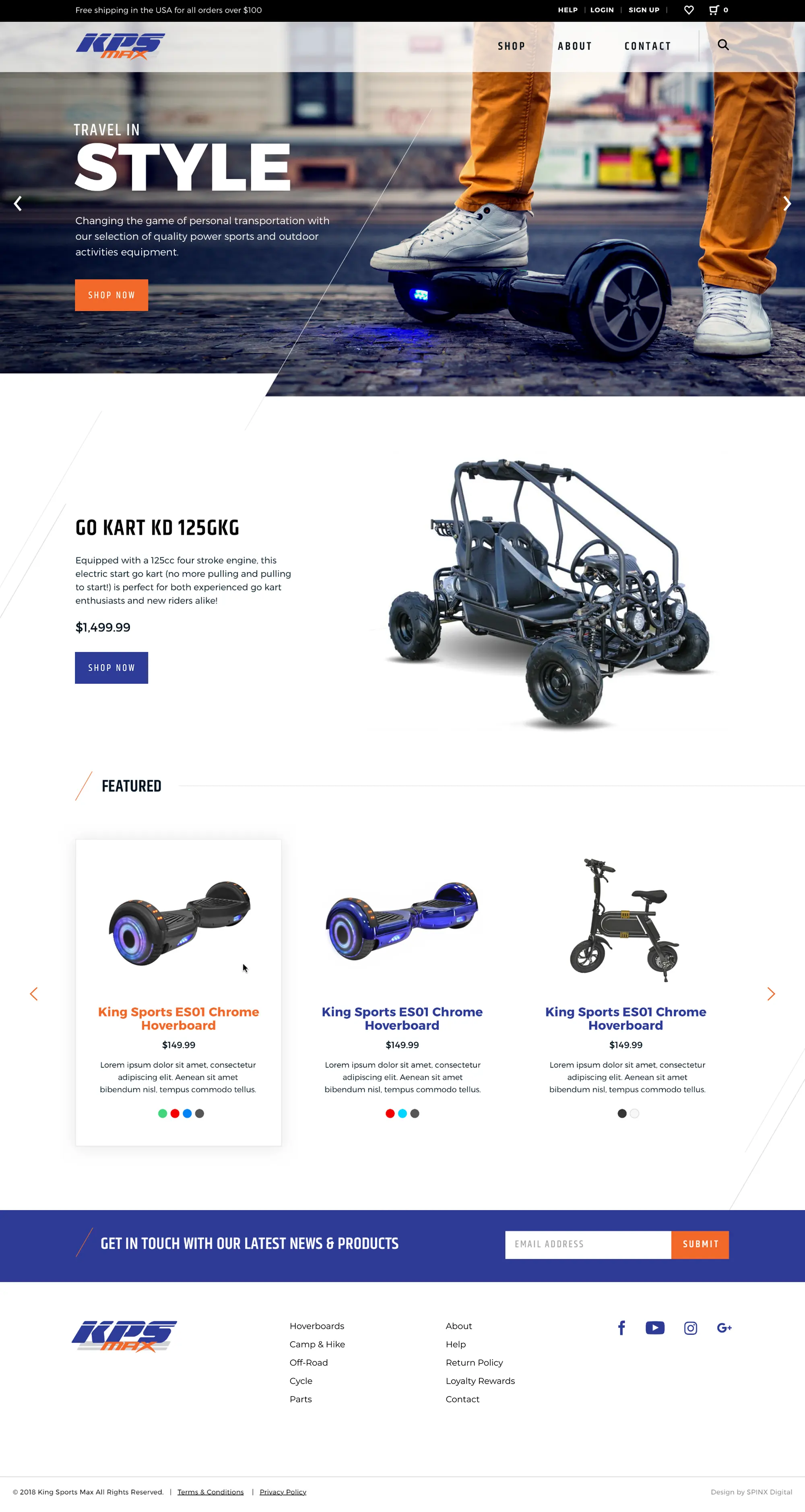 King Sports Max Website Design & Development Case Study