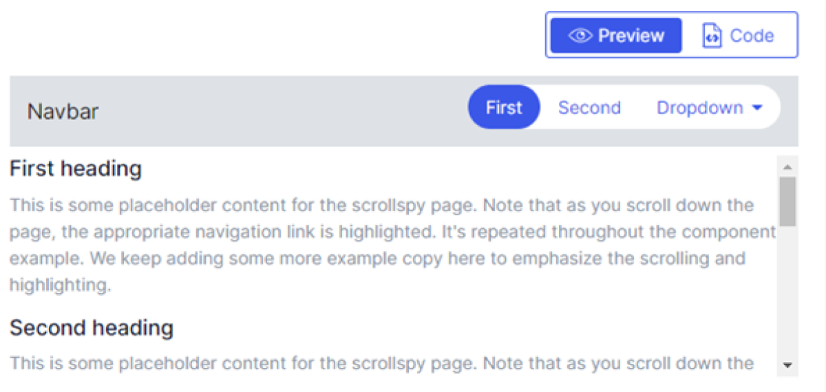 Scrollspy