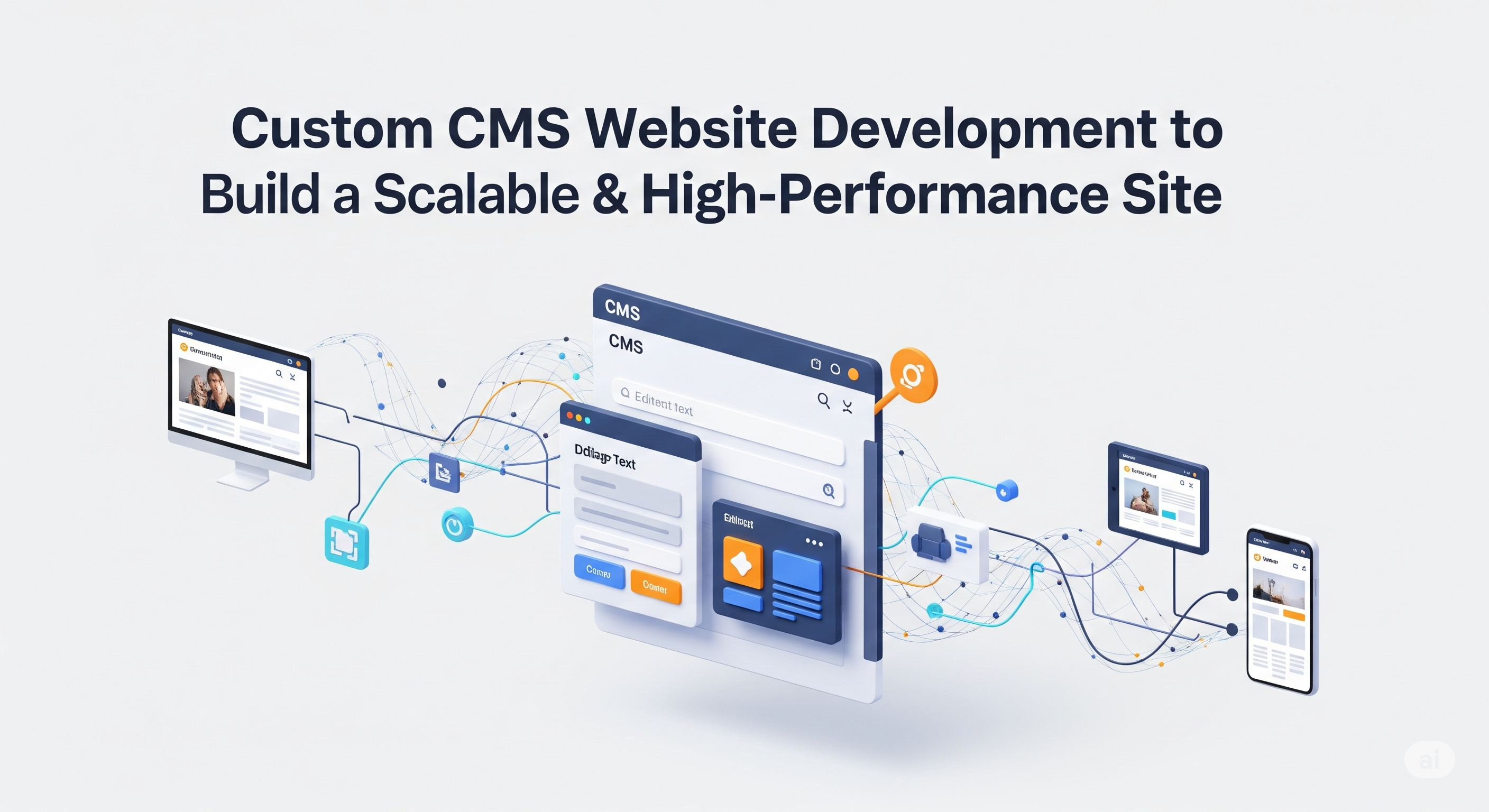 Custom CMS Website Development to Build a Scalable & High-Performance Site