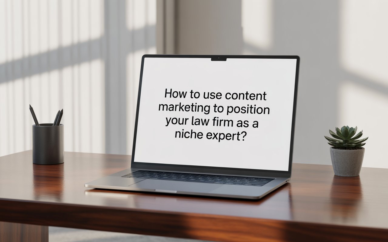 How to Use Content Marketing to Position Your Law Firm as a Niche Expert?