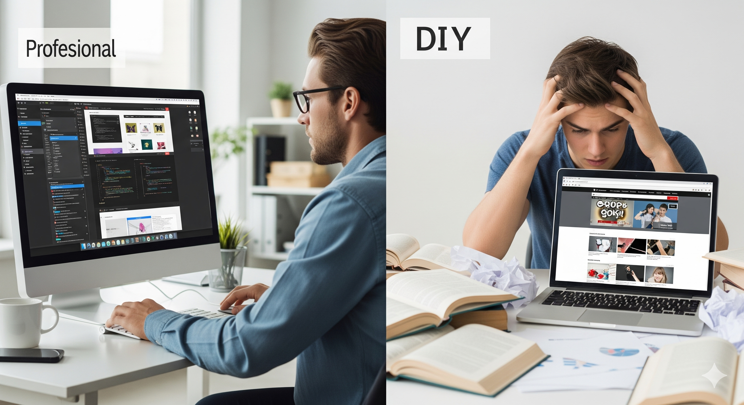 Pros and Cons of Hiring a Professional Web Designer vs DIY